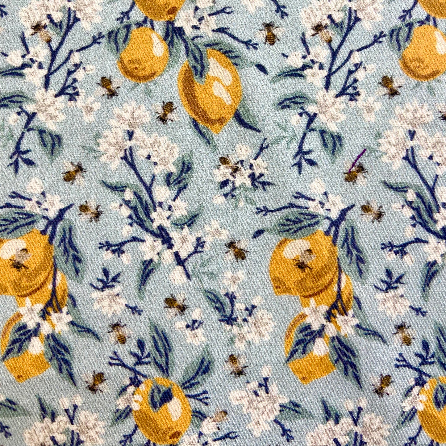 JO Slippers in Blue Herringbone