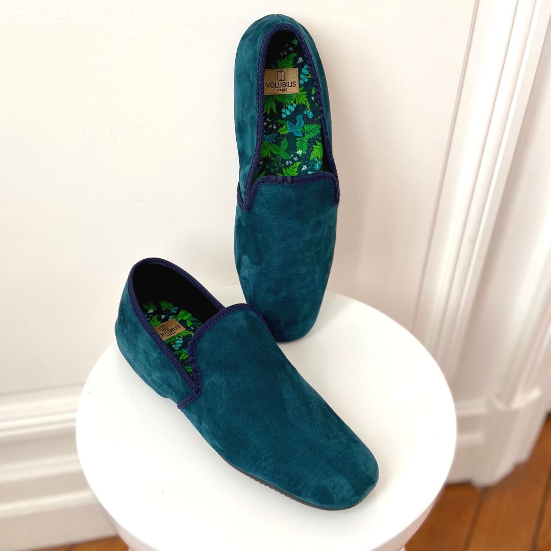 Chausson cuir NOA Forêt d'Émeraude – VOLUBILIS