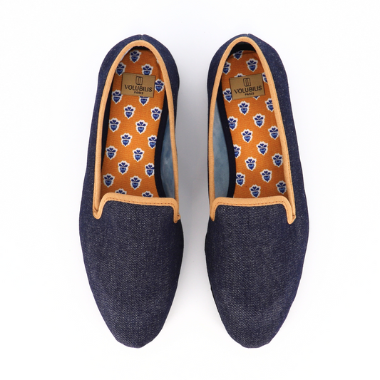 JO Slipper in Denim x Les Olivades