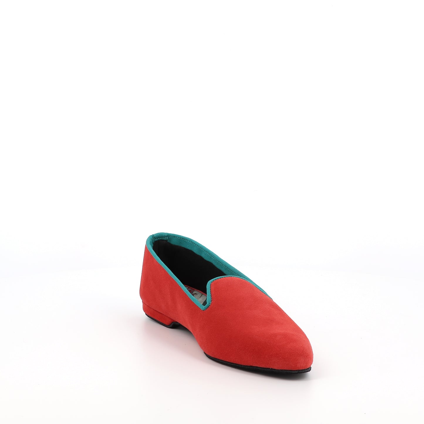 Tan leather pointed toe slippers PIA 